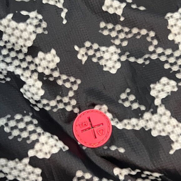 Tommy Hilfiger Sport women's windbreaker Large black /grey digital camo‎ jacket - Picture 8 of 13